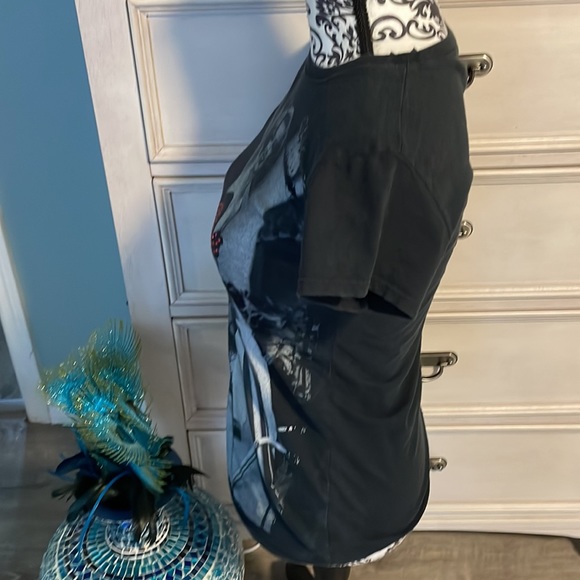 Women’s Marilyn Monroe, pick up red bling embellished, canvas, T-shirt, medium - Picture 4 of 8